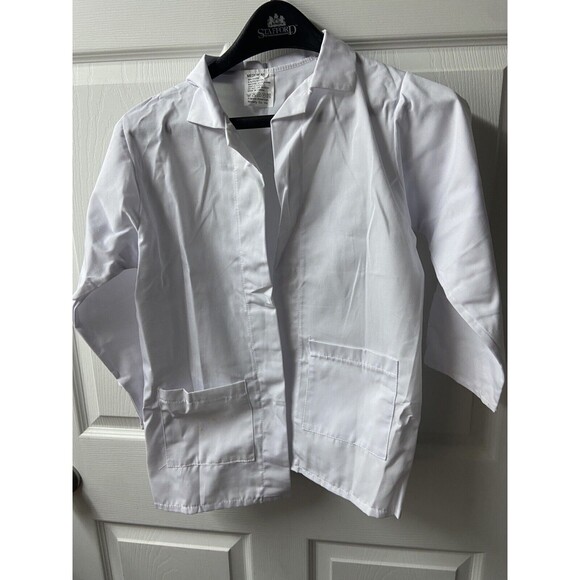 Franco  Halloween Costume Lab Coat Doctor Child Size Cosplay Size M 8-10 Cotton - Picture 1 of 6